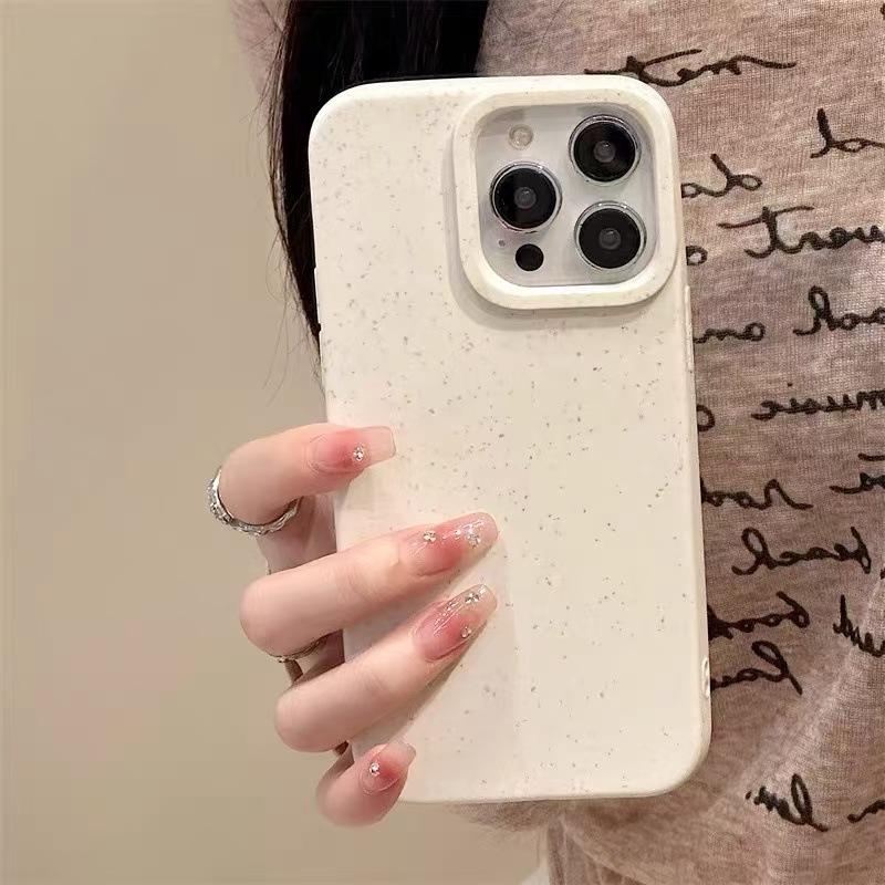 

Wheat Shell Compatible with IPhone 15, Apple 17 Air, Solid Color, Minimalist Design, 16 Pro/14 Pro Max, New Style iPhone 6 белый