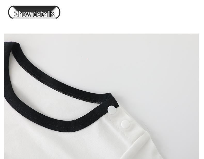 DUUDUU Long-eared Dog Cotton Romper - Summer Cooling Infant Bodysuit for Baby Boys, Class A Quality.