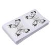 100 Pcs Nail Forms Horseshoe Shaped Butterfly Square Nail Art Form Guide Sticker for Acrylic Nails Gel Nail