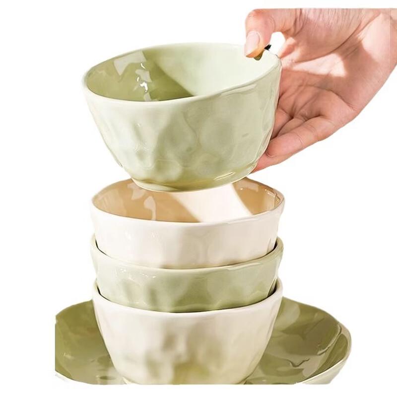 Cream Style Ceramic Casserole Pot