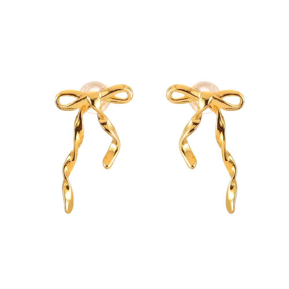 Elegant Bow Ear Studs for Women: Chic, Versatile Style Earrings