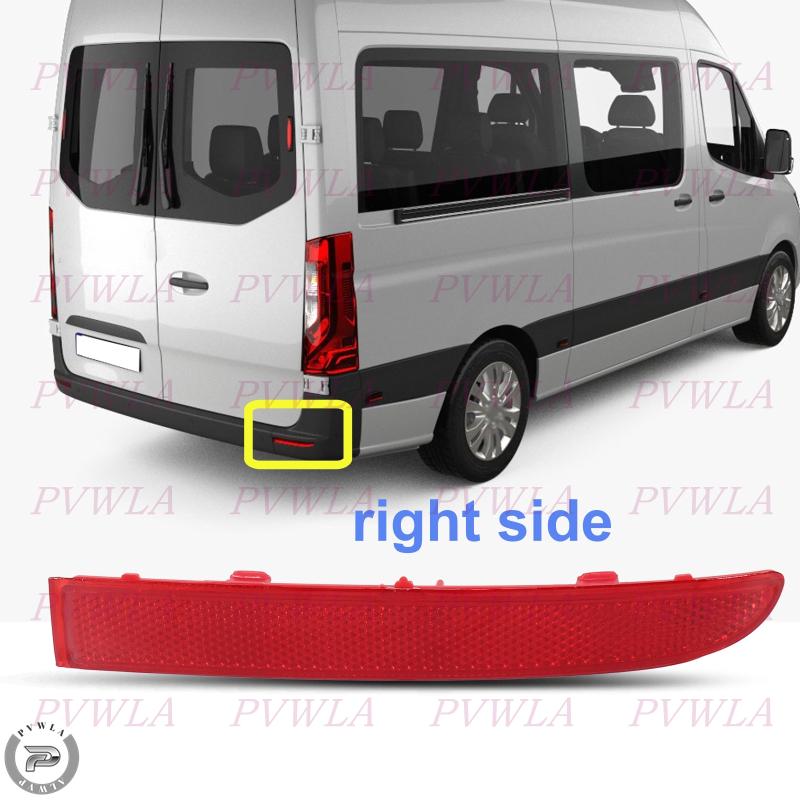 Rückstrahler für Stoßfänger Hinten Für Benz Sprinter W907 W910 1500 2500 3500 2024 Bremslicht Ohne Leuchtmittel 9108204800LH