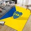 Club Atletico Boca Juniors3 Flannel Pattern Square Carpet,Area Rug,Carpet Rug for Living Room Bedroom Sofa Playroom Decor,Non-slip Floor Mat