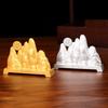 Metal Ornaments, Jinyin Mountain Creative Desktop Study Pen Holder, Daily Progress, Gold Table, Handicrafts, Jinyin Mountain