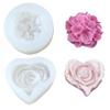 3D Love Rose Silicone Candle Mold Handmade Flower Crafts Resin Plaster Soap Molds for Valentine's Day Decoration Gift