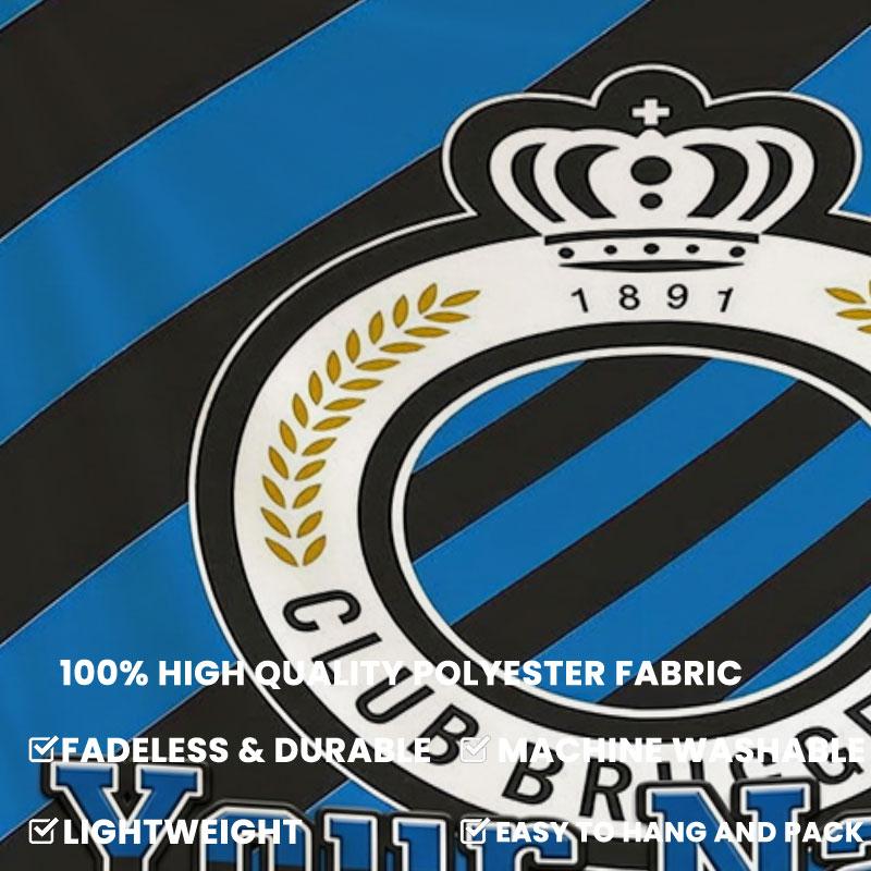 Club Brugge KV Custom Name Wall Tapestry Aesthetic Wall Hanging Printed Fabric Blanket Decorative Tapestries for Bedroom Living Room Home Decor
