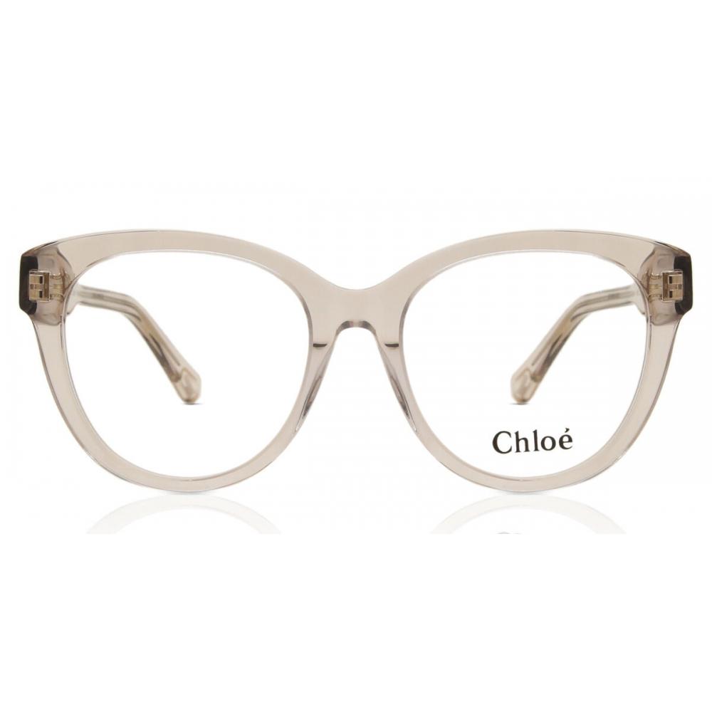 

Ch0163o 010 Women Eyeglasses Transparent Brown/53