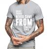 Marke Sommer Für Unisex T-Shirt Große Dinge Entstanden Nie Aus Komfortzonen Kurzarm Bequem Rundhals Oberteile Baumwolle T-Shirt