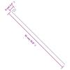 Pflanzstützen 20 Stück Dunkelgrün 91 cm Stahl