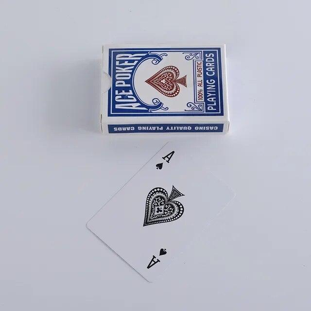 

2 шт. водонепроницаемые пластиковые игральные карты для покера ПЭТ настольные игры Хэллоуин/День Благодарения/Рождественский подарок игральные карты пластиковые 2pcs-Burgundy