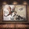 Modułowy Płócienny Ark Survival Evolved Obrazy Malarstwo Gra Survivalowa Wystrój Domu Druk Plakat Dinozaura Salon Nowoczesna Sztuka Ścienna