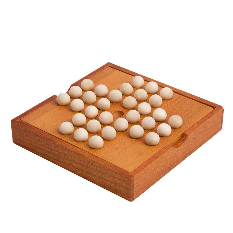 

Independent Diamond Solitaire: Children s Educational Single-Player Table Game - European & American Style