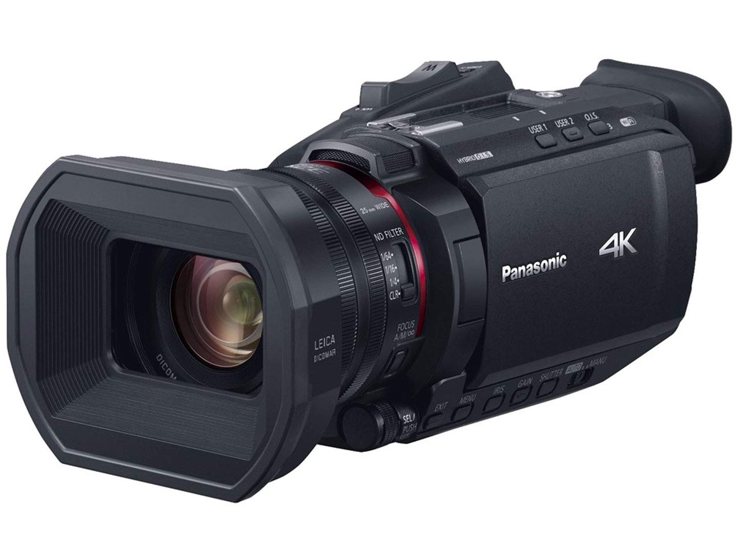 

Panasonic 4K Video Camera X1500 SD Double Slot 24x Optical Zoom Black HC-X1500-K чорний