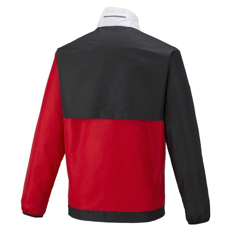 Mizuno Active Warmer Jacket Chinese Red x White x Black 62JE250196 [Unisex] L, (96)