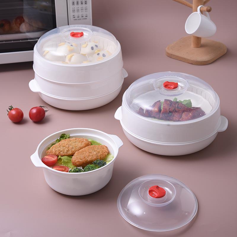 Instant Noodle & Steamed Bun Microwave Steamer Bowl.