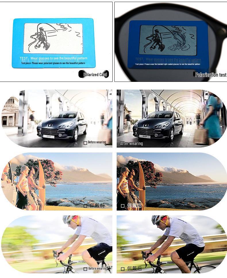 22XX Magnetic Clip-on Polarized Sunglasses for UV Protection and Driving