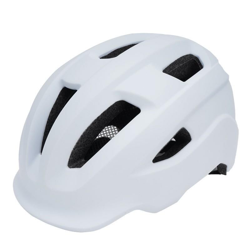 

Urban Commuter Bicycle Riding Helmet Adult Mountain Bike Integrated L（56-60cm） білий