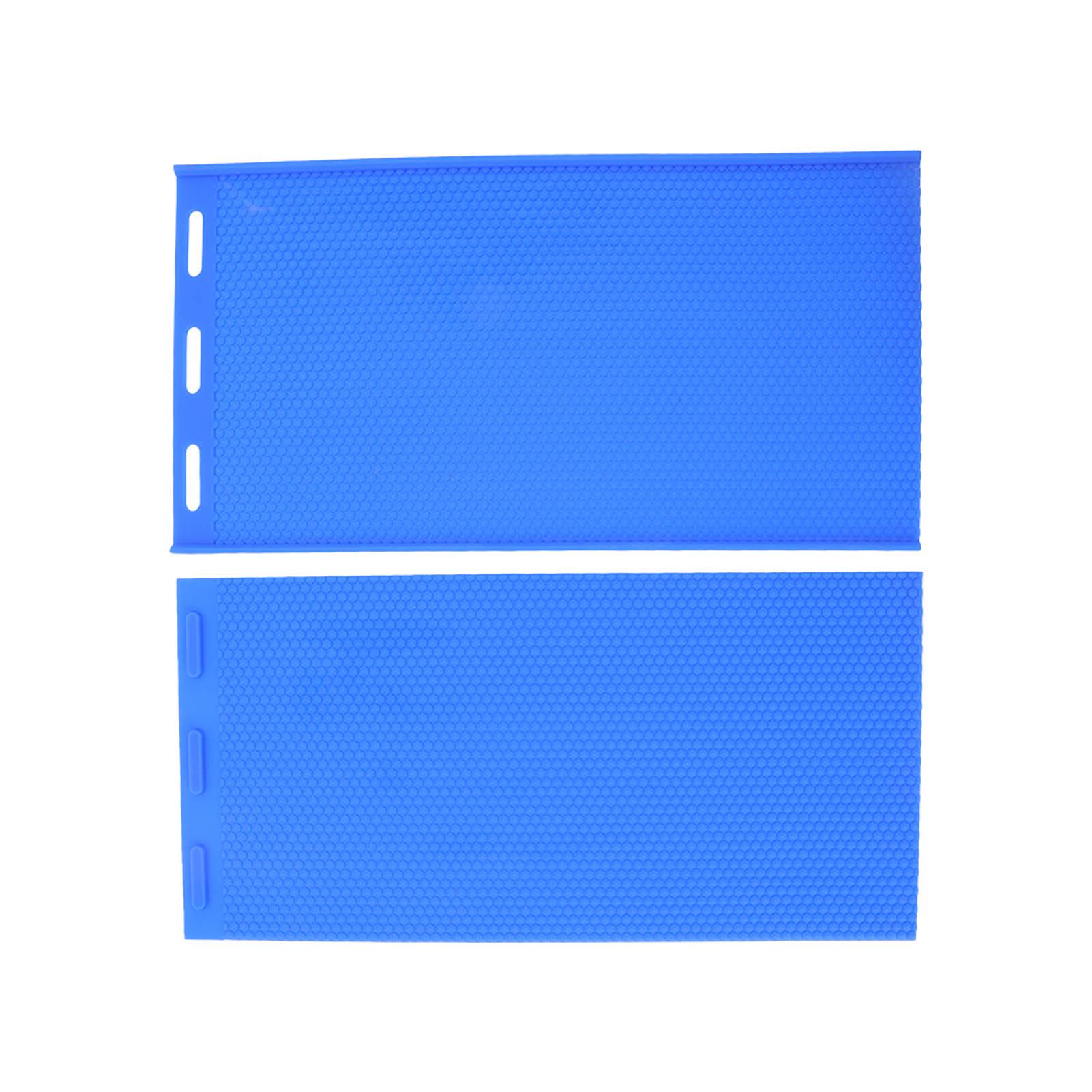 

2Pcs Silicone Beeswax Sheet DIY Mold Soft Press Sheet Mould Tools Beeswax Embosser Machine for Beekeeping