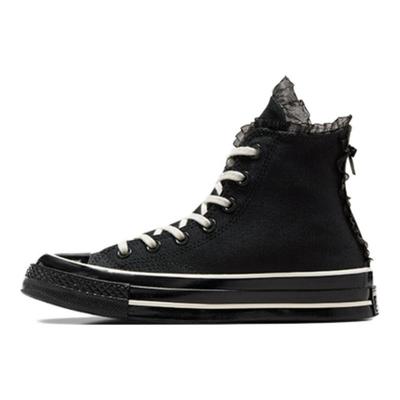 Chuck 70 Wygodne Modne Wysokie płócienne buty Damskie Czarne