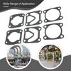 Air Compressors Valve Plate Washers Valve Plate Gaskets 6pcs Black Hole Spacing: 48x62mm Plastic Replacement Parts