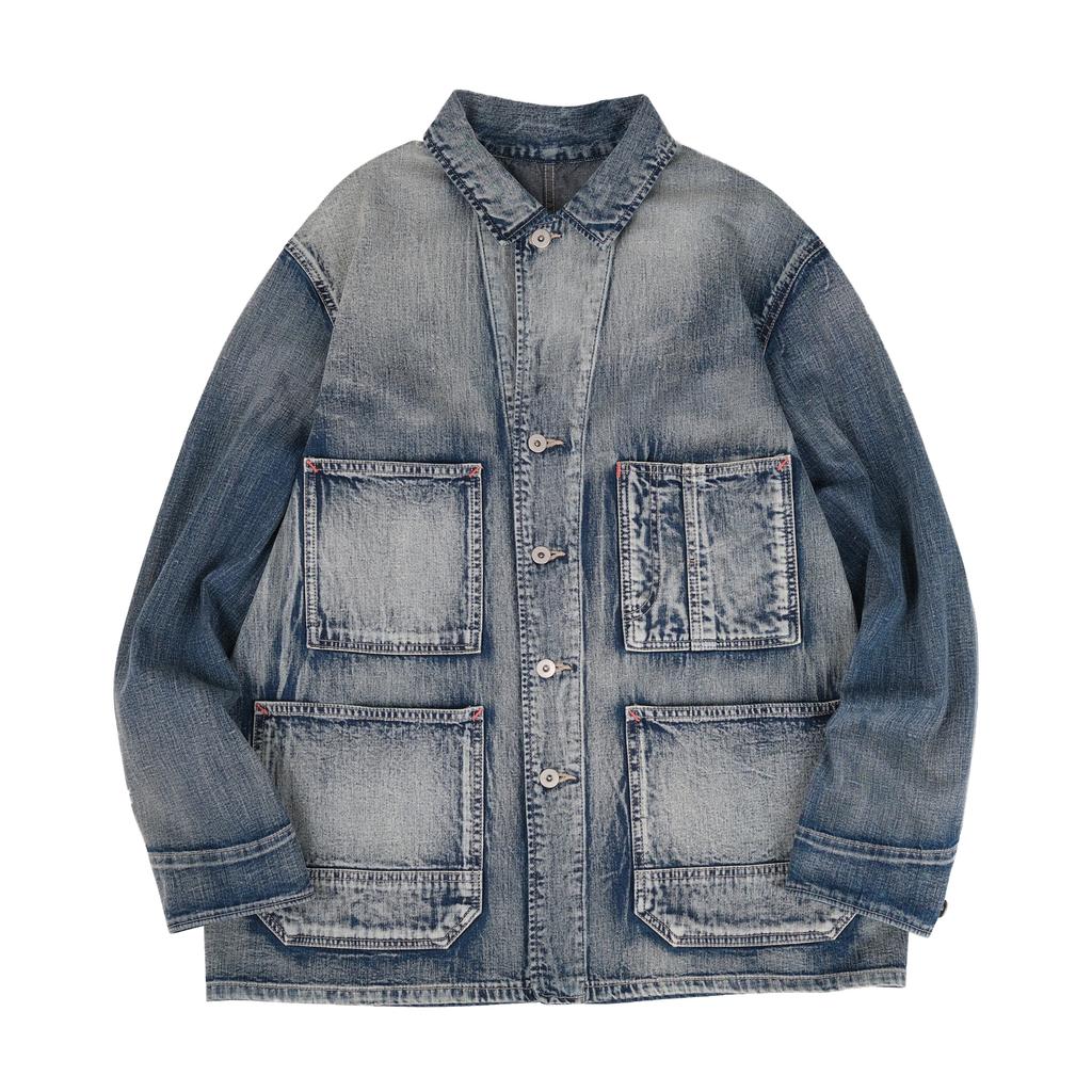 Bonrrow 40S Vintage Coverall Jacket_Bleach