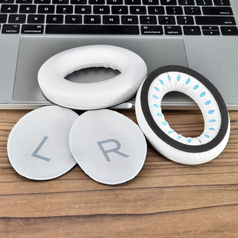 Soft Sponge Replacement Ear Cushions Comfortable Breathable Noise Reduction Design Easy installs for Headphone Devices