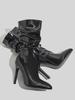 European and American Style Patent Leather Stiletto Over-the-Knee High Boots (10cm Heel)