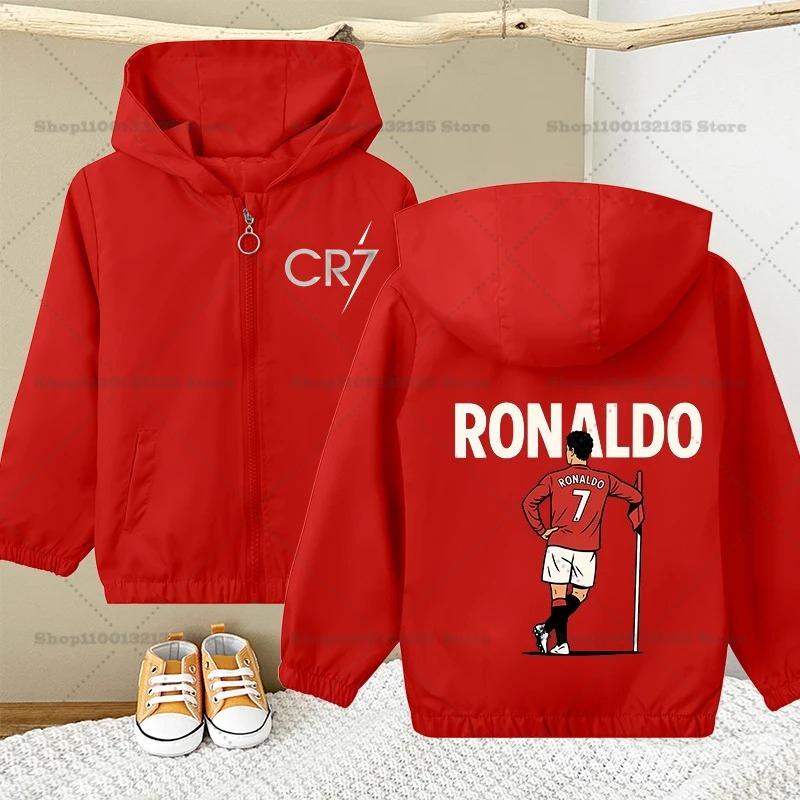 Futbola Zvaigzne Ronaldo Bērnu Hūdijs Jakas