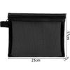 1/24Pcs Black Mesh Cosmetic Bag Toiletry Makeup Bag Large Case Organizer Cosmetic Cases Toiletries Storage Handbag Pouch 3 Sizes