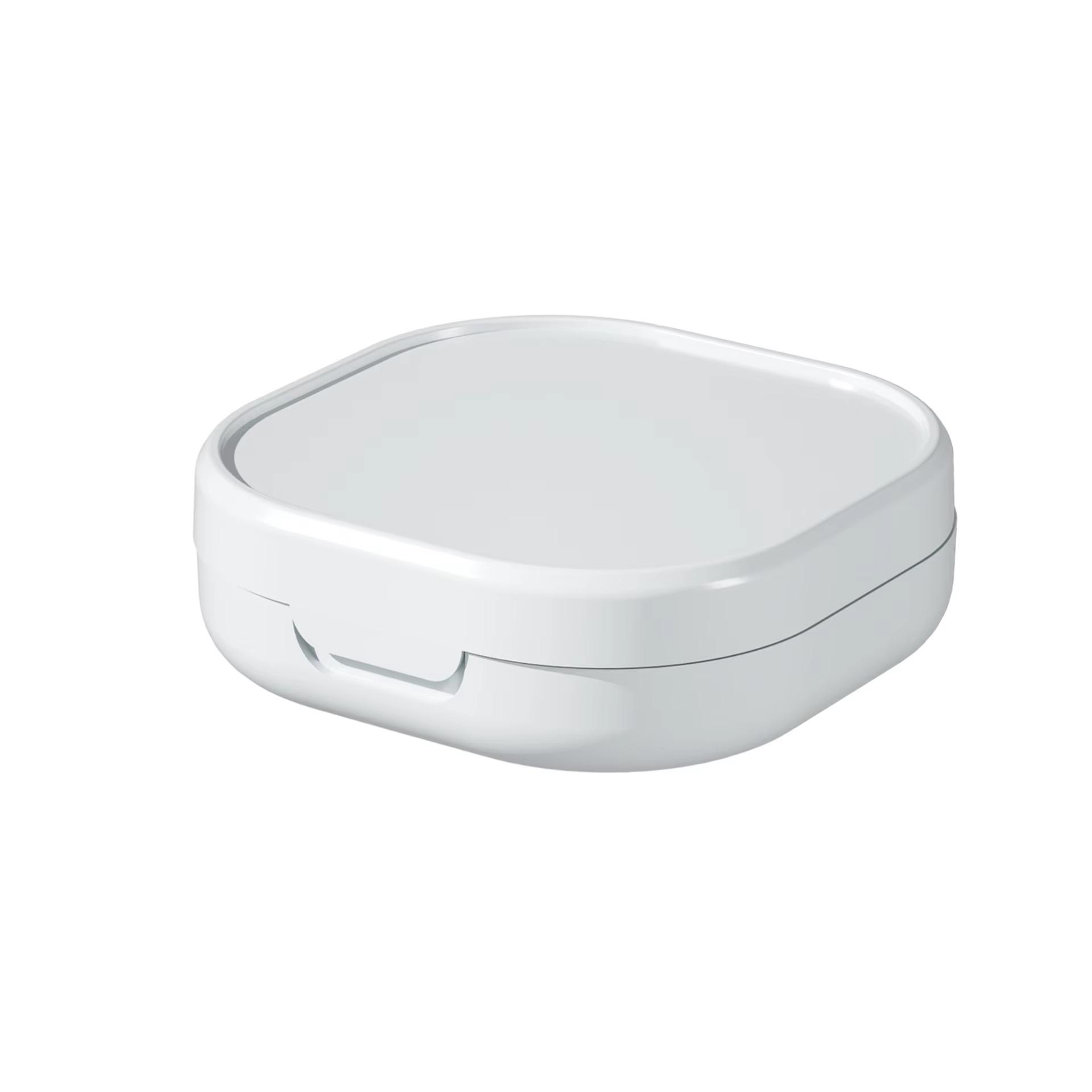 

Portable Tooth Tray Box With Mirror With Transparent Lid And Mirror Durable Plastic Dental Organizer For Daily Use And Protectio