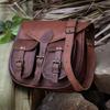 Leather Sling Bag Men Women Crossbody Bag Leather Shoulder Saddle Bag Gift for Women Handmade Travel Handbag Vintage Christmas Gift