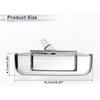 Car Back Rear Exterior Door Tailgate Handles for Toyota Pickup 1989-1995 Durable Tailgate Replacement Handle No.6909089101 ABS Metal Silver Tone 1 Pc