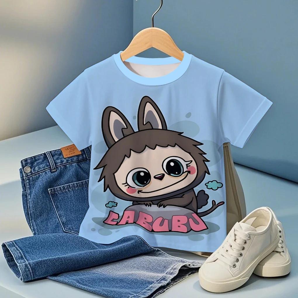 Cute Boys Girls Clothes Cartoon Character Graphic Print Child T Shirts Cool Comfortable Fashion Tops Birthday Party Gifts