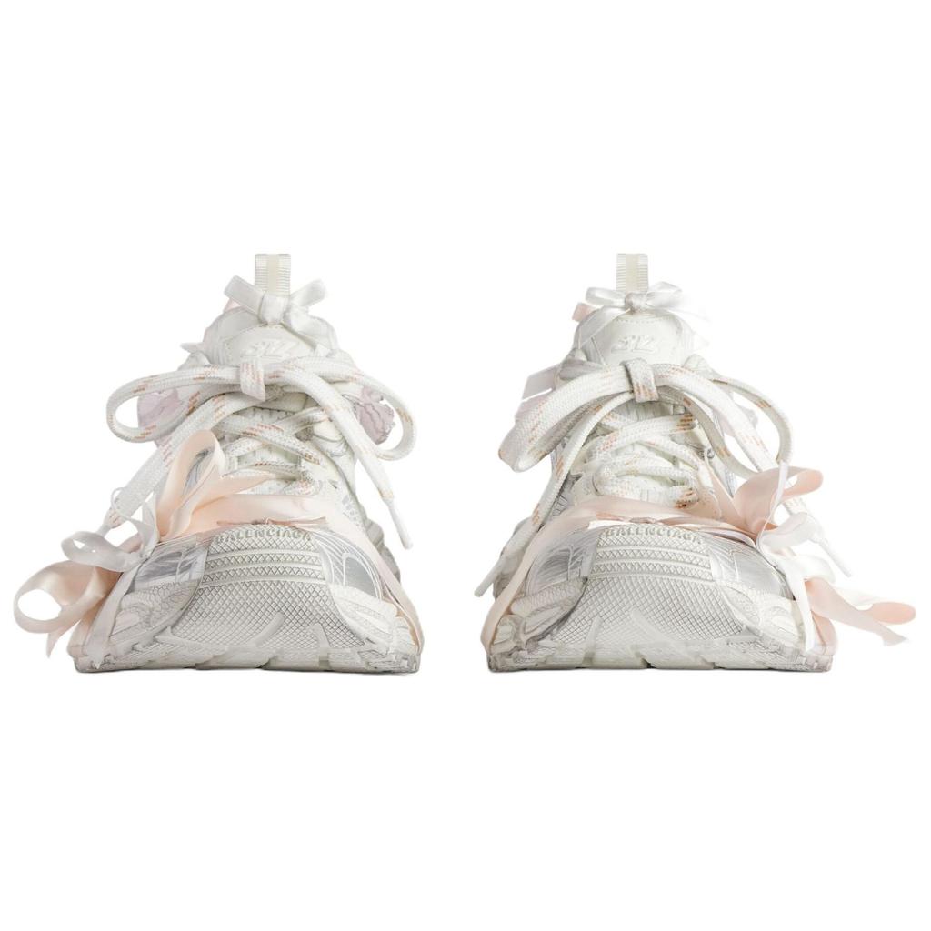 Balenciaga 3XL Low Top Chunky Sneakers Women's White Light Pink 832994WXLMC9050