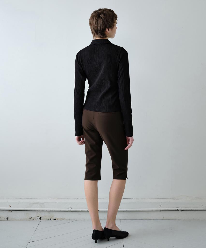 Simeteuligpeosenteu Textured Button Shirt / Black