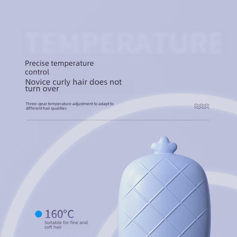 32mm Egg-Style Curling Iron: New Ripple Design for Students