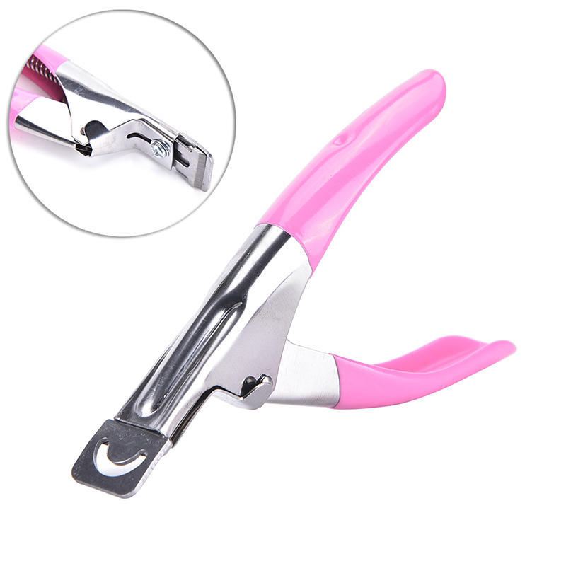 Vogue False Nail Art Tips Acrylic Uv Gel Edge Manicure Cutter Clipper Tool
