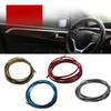 Styling Car Moulding Decorative Filler Strip Interior Exterior Set Red 5 Meters