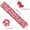 Mosoan Valentines Day Decor Table Runner - 13 x 72 Inch Red Lace Table Runner for Wedding Party, Valentines Decorations - Valentines Day Decor Home