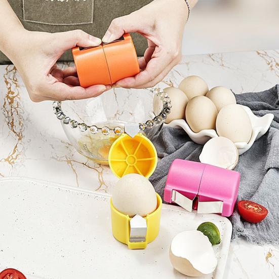 2Pcs Egg Egg Shell Opener Opener Tool for Clean Cracking Handheld Eggshell Cutter