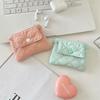 Gifts Quilted Coin Purse Diamond Shape Multifunctional ID Storage Bag Portable Storage Bags
