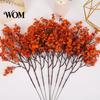 Decorative Flowers for Fall Season Artificial Indoor Outdoor Decor, Weatherproof Autumn Floral And Silk Arrangements with Flexible Stems Home