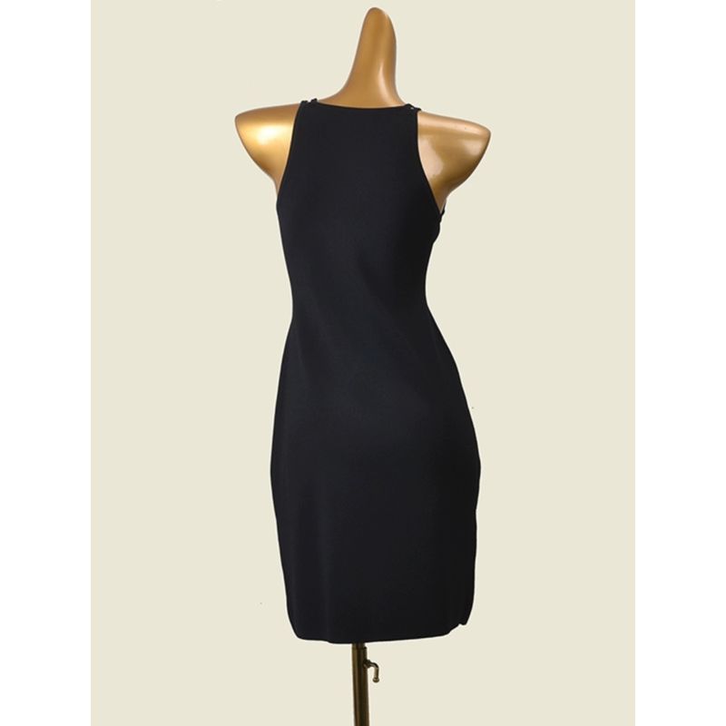 French style Gao Ding Double-Shoulder Strap Narrow Shoulder Dress Western Style Sexy Slim fit Sheath Knitted Foreign Trade Original Order Short dress