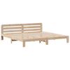 Solid Wood Bed Without Mattress 180x200 Cm Pine Wood
