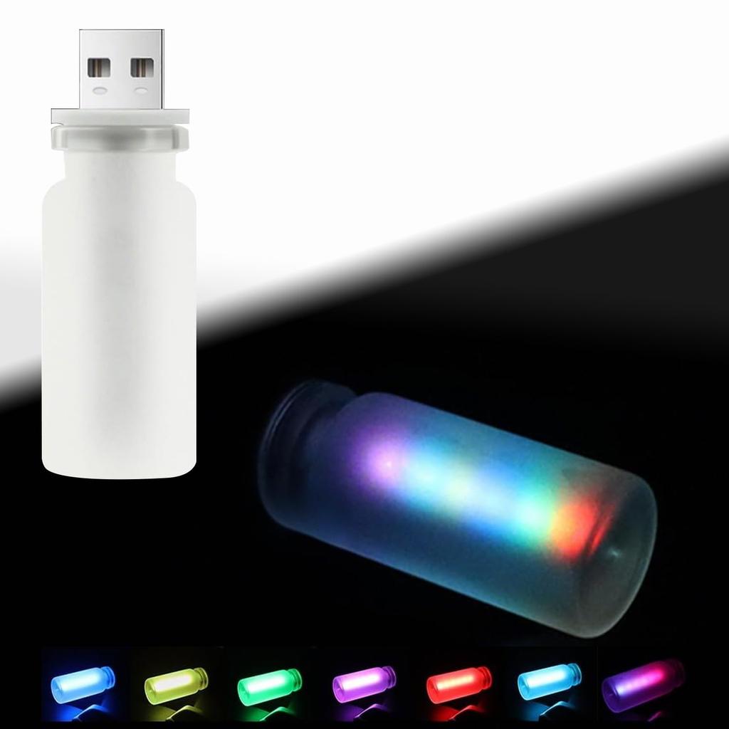 USB Light, Mini Atmosphere Light, 13 Modes & 7 Colors,