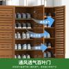 Bamboo Shoe Cabinet Household Free Shipping Display Shoe Rack Storage Organizer  Furniture