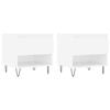 VidaXL Coffee Tables 2 Pcs White 50x46x50 Cm Engineered Wood 830909
