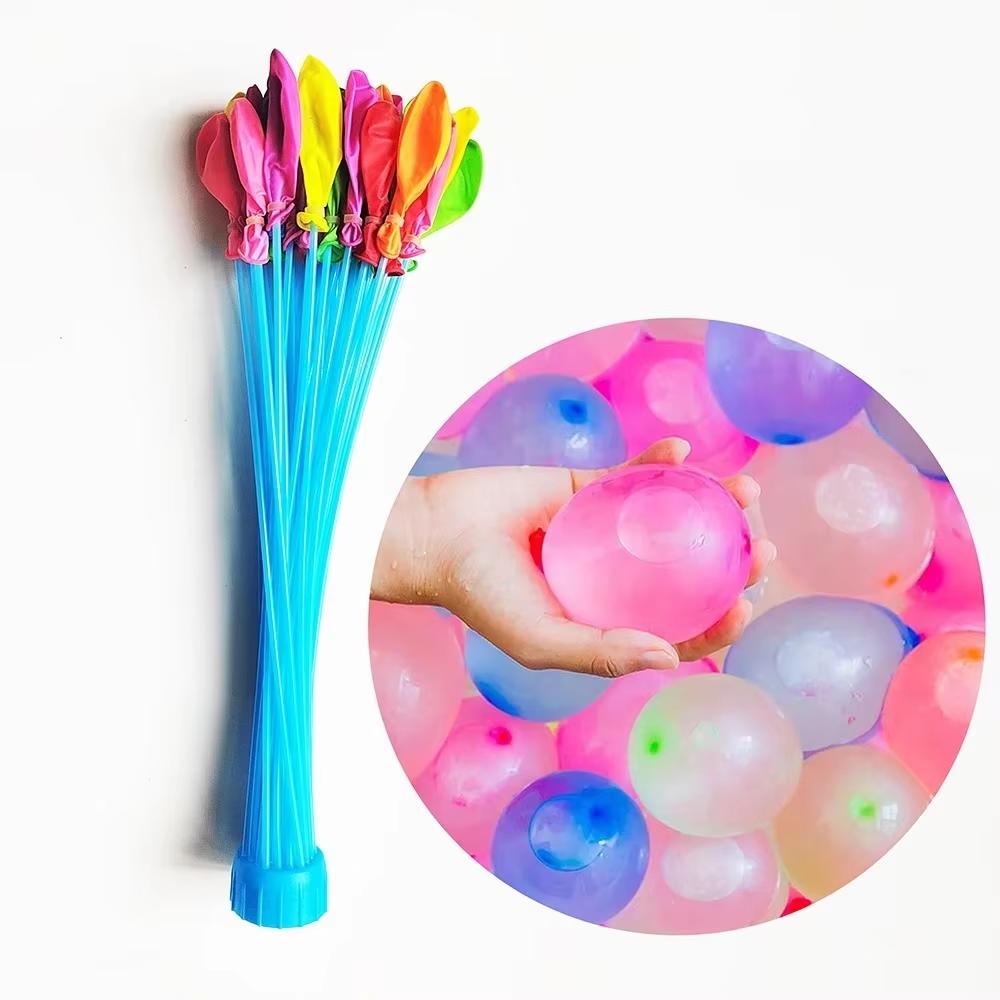 Water Balloons Reusable Quick Fill Water Balloon Set Summer Outdoor Game Toy for Kids Parent-Child Interaction Party Beach Pool Fun