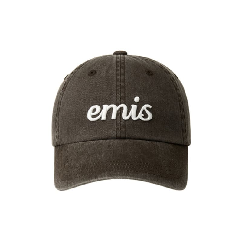 

EMIS VINTAGE PIGMENT BALL CAP-BROWN BROWN