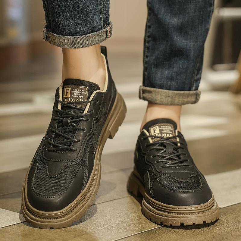 Four Seasons Men's Casual Shoes Comfortable and Breathable Design Youth Outdoor Walking Exercise Daily Office Men's Shoes